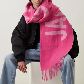 L'&eacute;charpe Fringe Logo Scarf