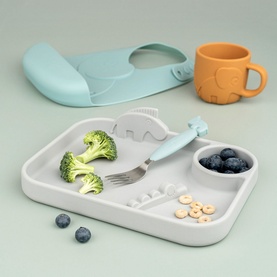 Peekaboo Compartment Plate
