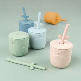 Two-Pack Peekaboo Wally Straw Cup