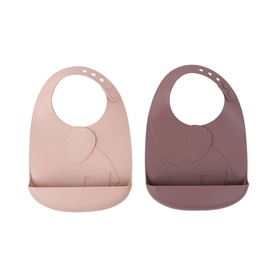 Two-Pack Peekaboo Elphee Bibs