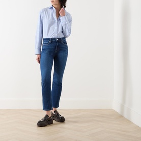 Cindy High-Rise Straight Leg Jeans