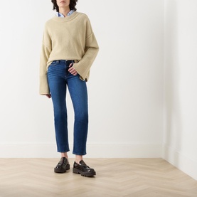 Cindy High-Rise Straight Leg Jeans