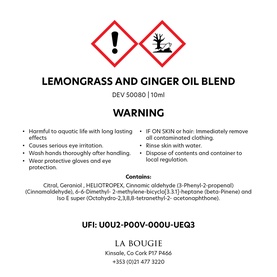 Lemongrass & Ginger Oil Blend