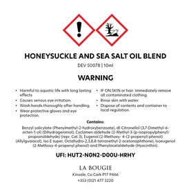 Honeysuckle & Sea Salt Oil Blend