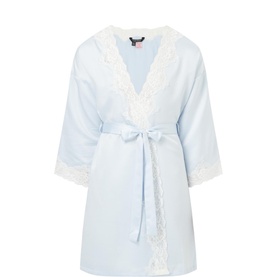Satin Lace Robe