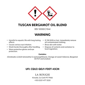 Tuscan Bergamot Oil Blend