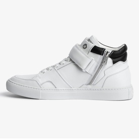 ZV1747 Mid-Top Smooth Leather Sneakers