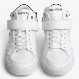 ZV1747 Mid-Top Smooth Leather Sneakers
