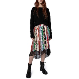 Mixed Print Joslin Skirt