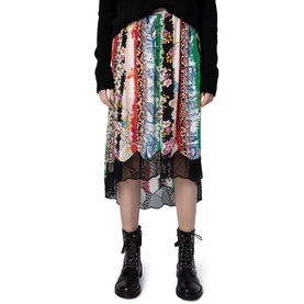 Mixed Print Joslin Skirt