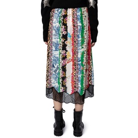 Mixed Print Joslin Skirt