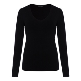 Molla V-Neck Long Sleeve Knit Top