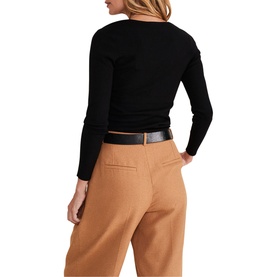 Molla V-Neck Long Sleeve Knit Top