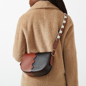 Leather Saddle Crossbody Bag