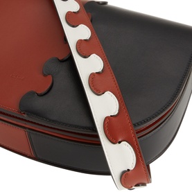 Leather Saddle Crossbody Bag