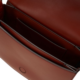 Leather Saddle Crossbody Bag