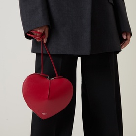 Coeur Leather Crossbody Bag