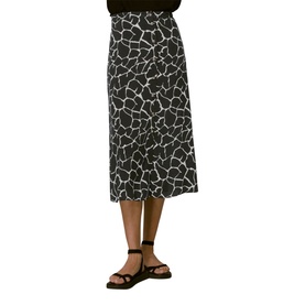 Giraffe Button Front Skirt