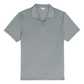 Jaxx Mercerised Open Collar Polo Shirt