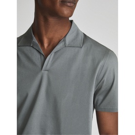 Jaxx Mercerised Open Collar Polo Shirt
