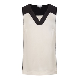 Sadie Colour Block Silk Vest
