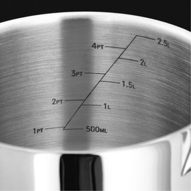 Induction Four-Piece Draining Saucepan Set