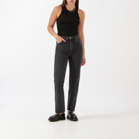 90's Pinch Waist Straight Jeans