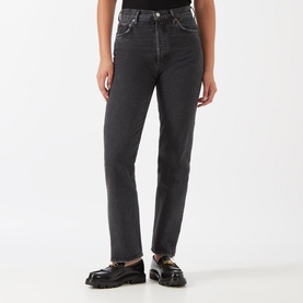 90's Pinch Waist Straight Jeans