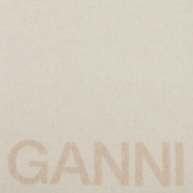 Logo Fringe Wool Scarf