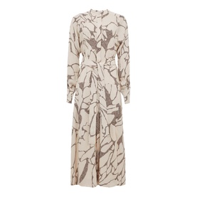 Darcy Print Belted Midi Dress