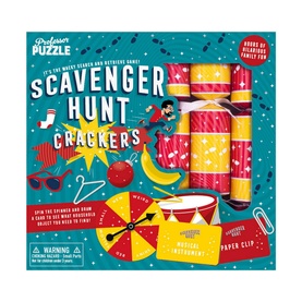 Professor Puzzle Scavenger Hunt Christmas Crackers