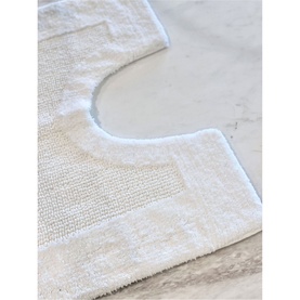 Bruges Pedestal Mat White