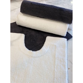 Bruges Bath Mat White