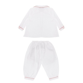 Christening Shirt And Bottoms Set