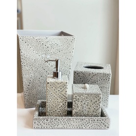 Waste Paper Basket Silver