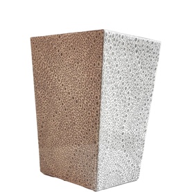 Waste Paper Basket Silver