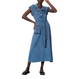 Alisha Denim Midi Dress