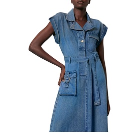 Alisha Denim Midi Dress
