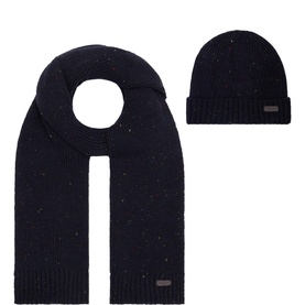 Wool-Blend Hat & Scarf Gift Set