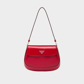 Cleo Brushed Leather Flap Shoulder Bag