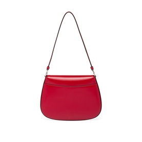 Cleo Brushed Leather Flap Shoulder Bag