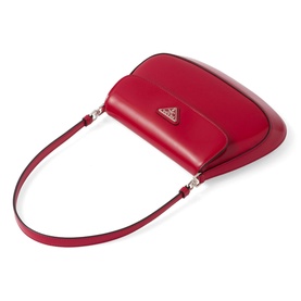 Cleo Brushed Leather Flap Shoulder Bag