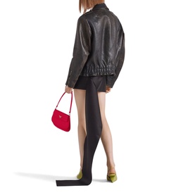Cleo Brushed Leather Flap Shoulder Bag