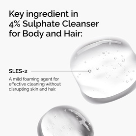 4% Sulphate Cleanser for Body and Hair