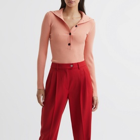 Maia Button Collar Sweater
