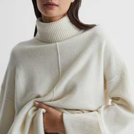 Sarah Cashmere Roll Neck Sweater