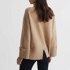 Sarah Cashmere Roll Neck Sweater