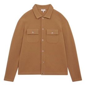 Tumble Wool Knit Overshirt