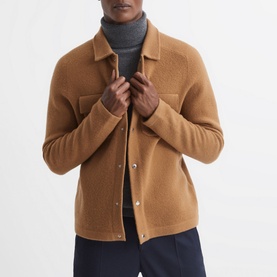 Tumble Wool Knit Overshirt