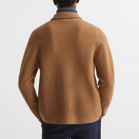 Tumble Wool Knit Overshirt